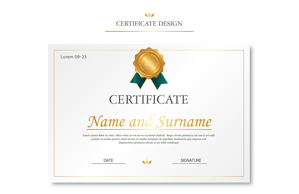 자원봉사자 인증패 · 인증서 이미지